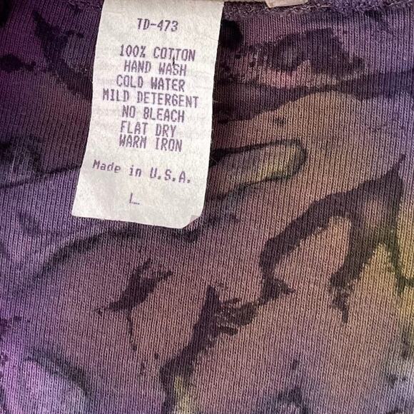 Nature Art Lynn Yang Size Large Embellished Ribbed Knit Tee Top Fairy Grunge - Picture 7 of 7